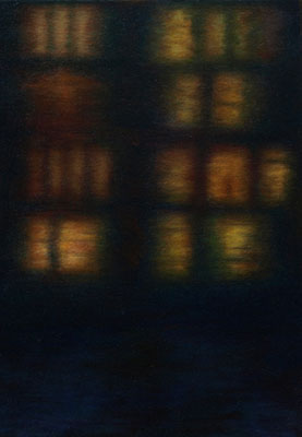 Eau dor, 42 x 29 cm, Oel auf Leinwand, 2011